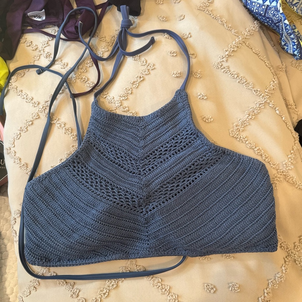 Crochet bikini top